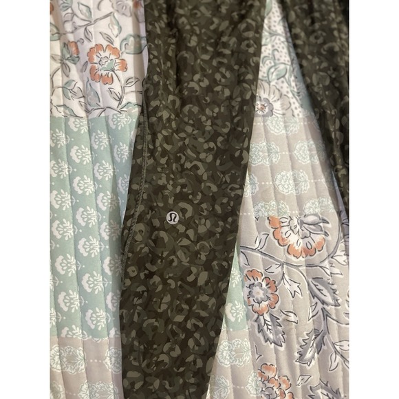 Lululemon Base Pace High Rise Running Tight Green Camo Women's Size 2 Leggings - Picture 11 of 11